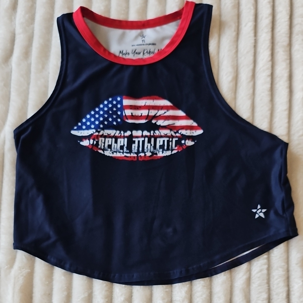 Navy Blue Kids Tank Top